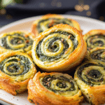 Cheesy Spinach Spirals