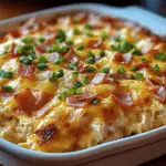 Chicken and Cheese Breakfast Casserole