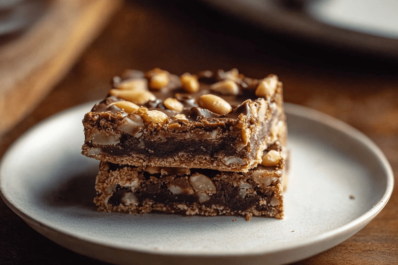 No-Bowl Chocolate Nut Bars