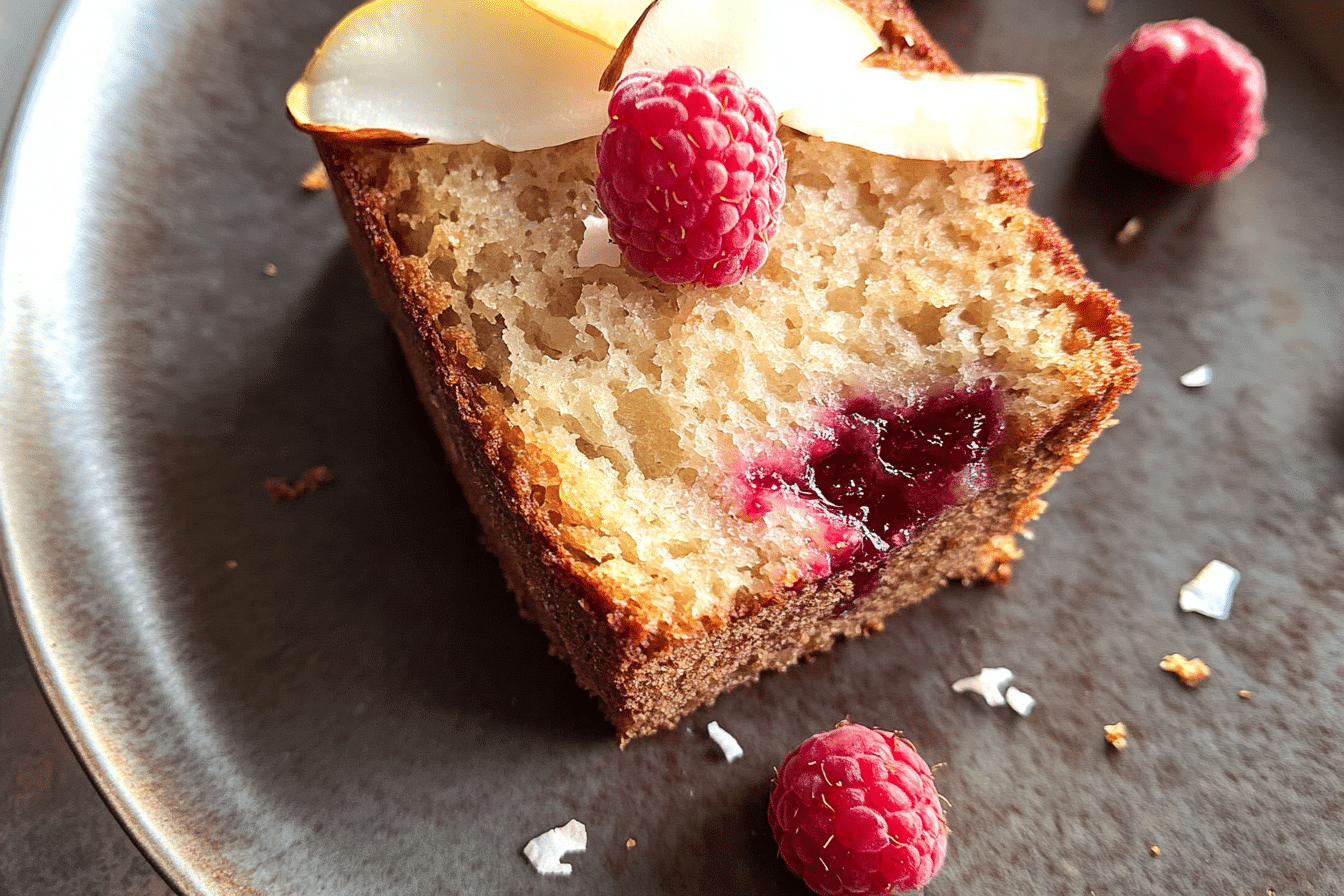 Raspberry Coconut Bread