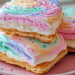 Pastel Swirl Ice Cream Sandwiches