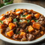 Moroccan Beef Sweet Potato Stew