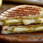 Grilled Apple Cheddar Mustard Sandwich