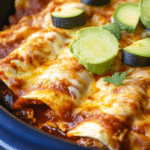 Slow Cooker Chicken Enchiladas