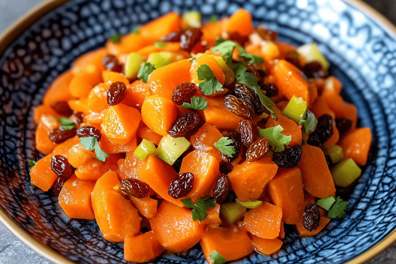 Moroccan Carrot Raisin Salad