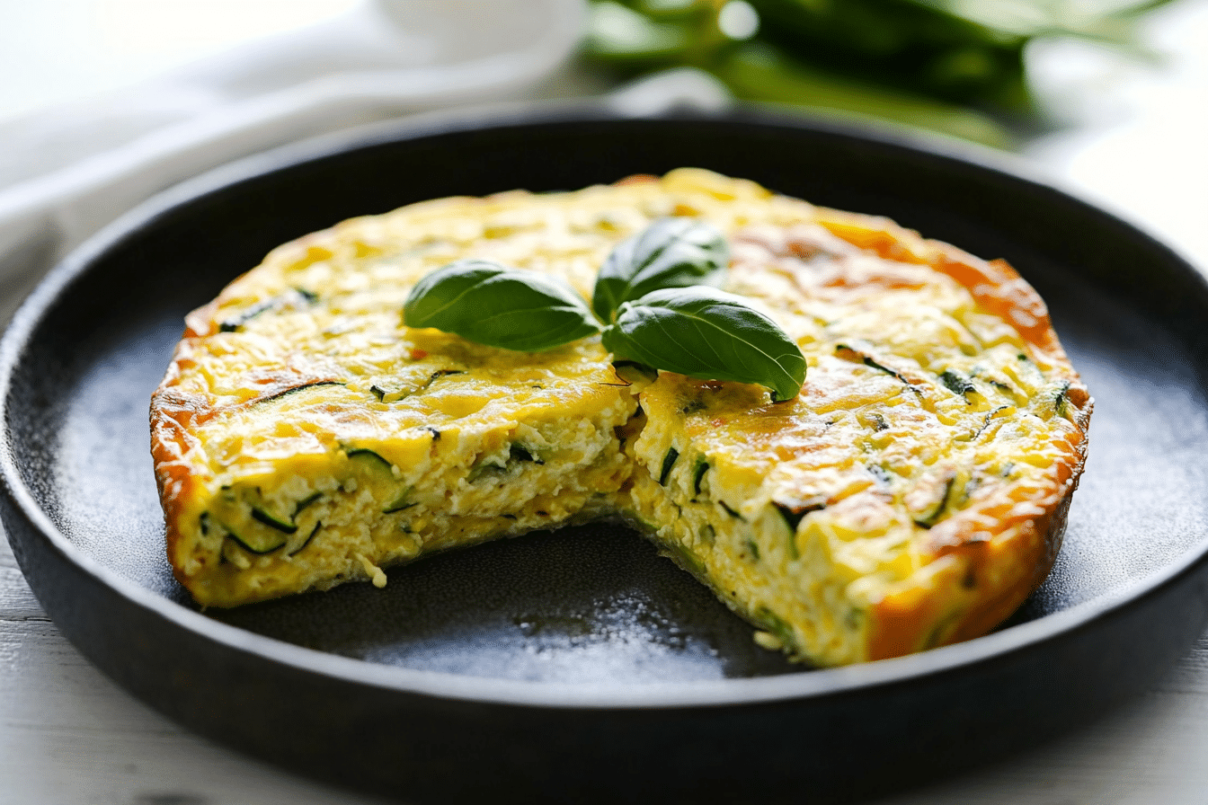 Zucchini and Cheddar Frittata