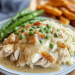 Easy Crockpot Chicken & Gravy