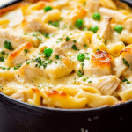 One-Pan Creamy Chicken Pot Pie Pasta
