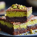 Dubai Pistachio Kunafa Brownies