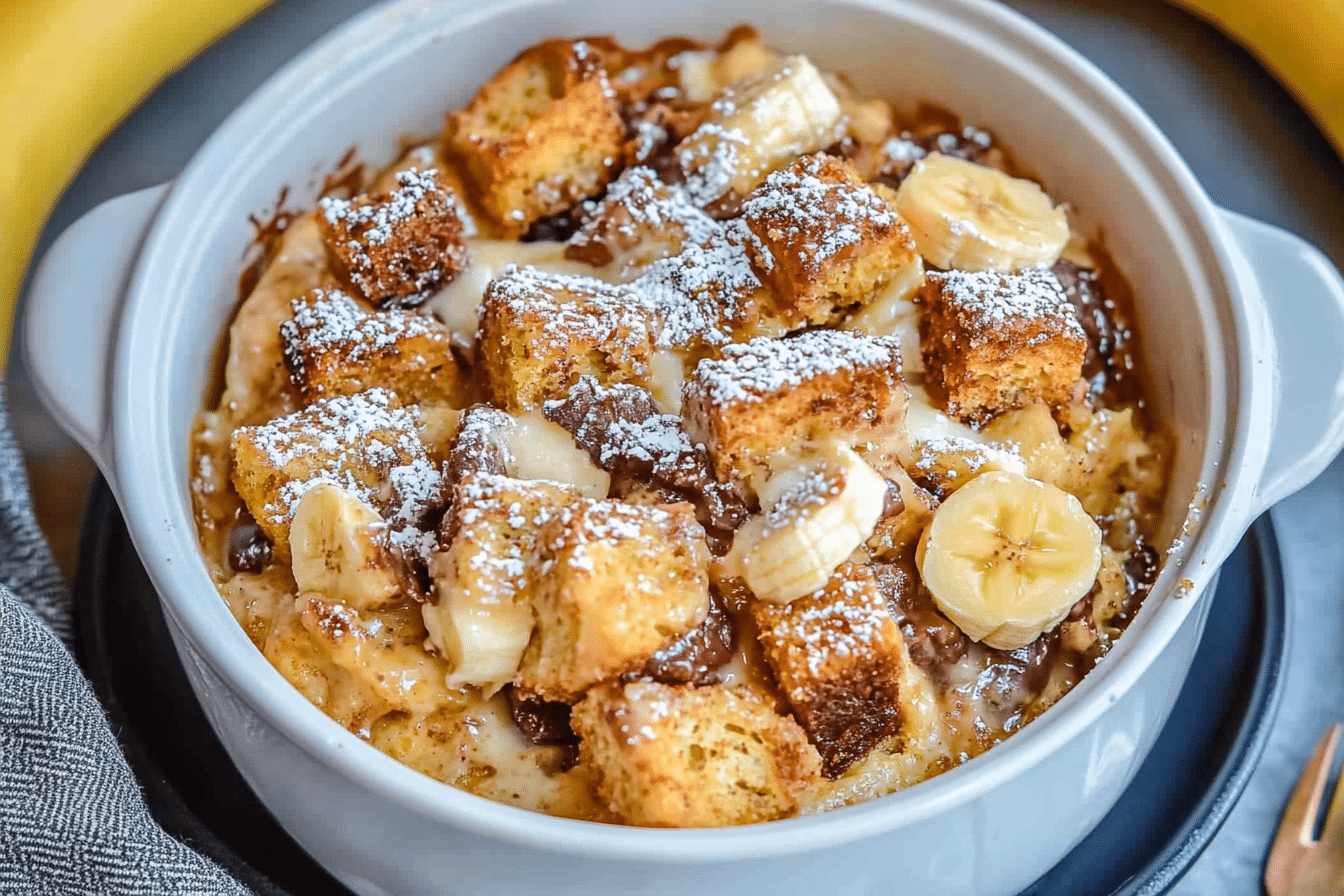 Banana Bread Pudding