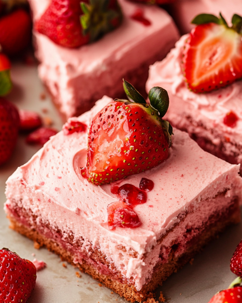 Fresh Strawberry Sheet Cake