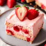 Fresh Strawberry Sheet Cake