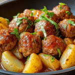 Meatballs and Potatoes