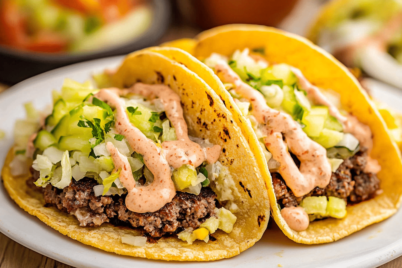 Big Mac Smash Burger Tacos