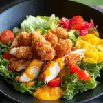 Southern Fried Chicken Salad with Honey Mustard