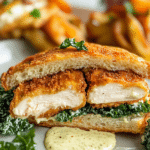 Chicken Cutlet Caesar Sandwich