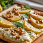 Pear & Walnut Flatbread