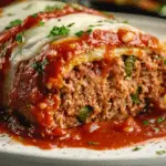 Stuffed Italian Meatloaf