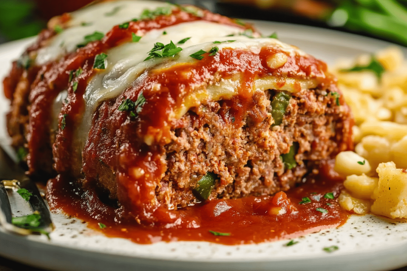 Stuffed Italian Meatloaf