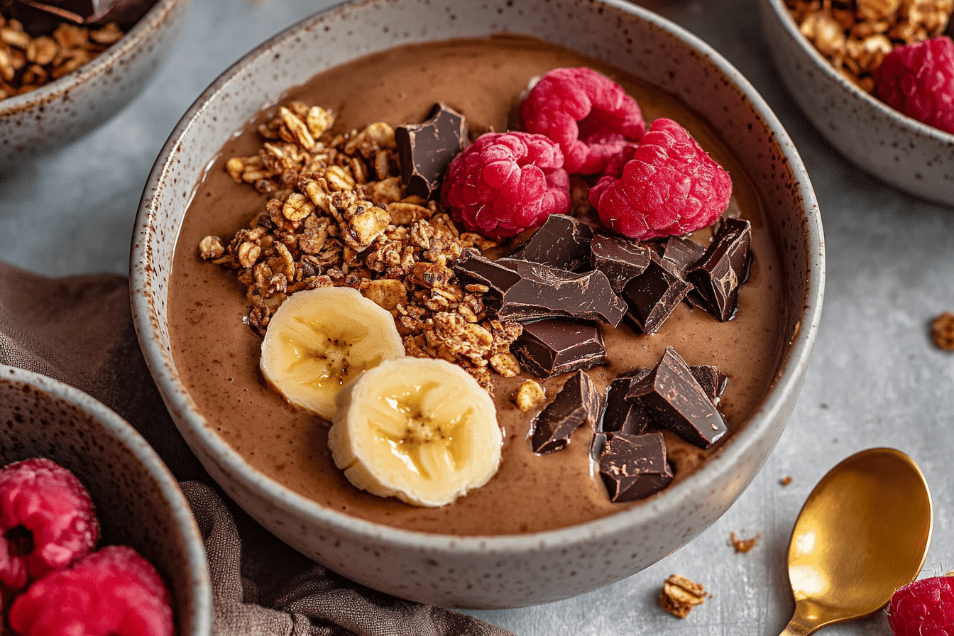 Chocolate Banana Smoothie Bowl