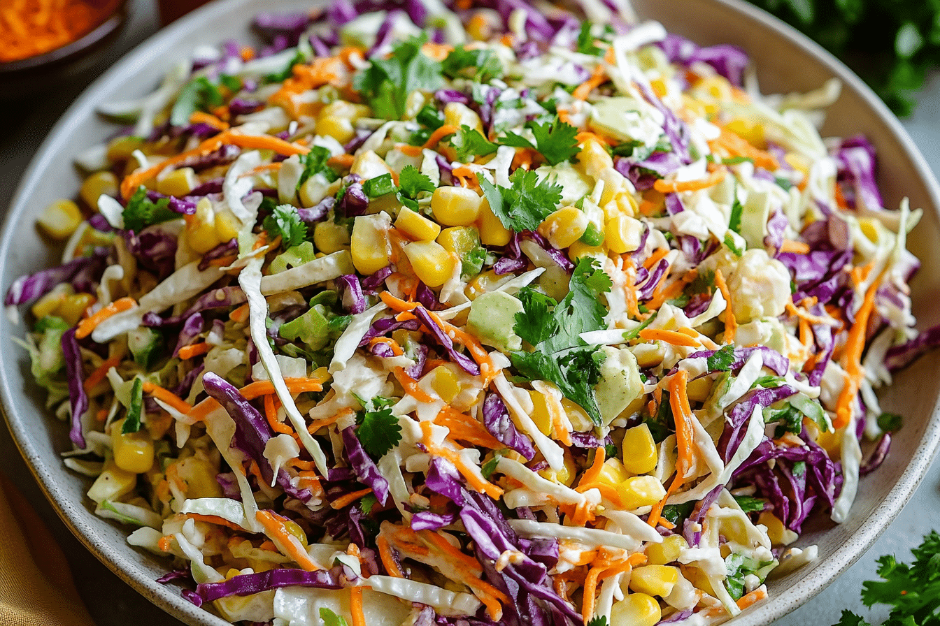 Mexican Street Corn Coleslaw Fiesta