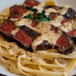 Cajun Steak Alfredo