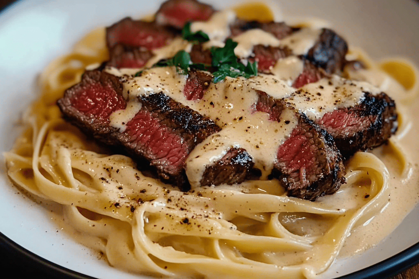 Cajun Steak Alfredo