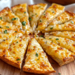 Cheesy Garlic Tortilla Bread (Air Fryer)