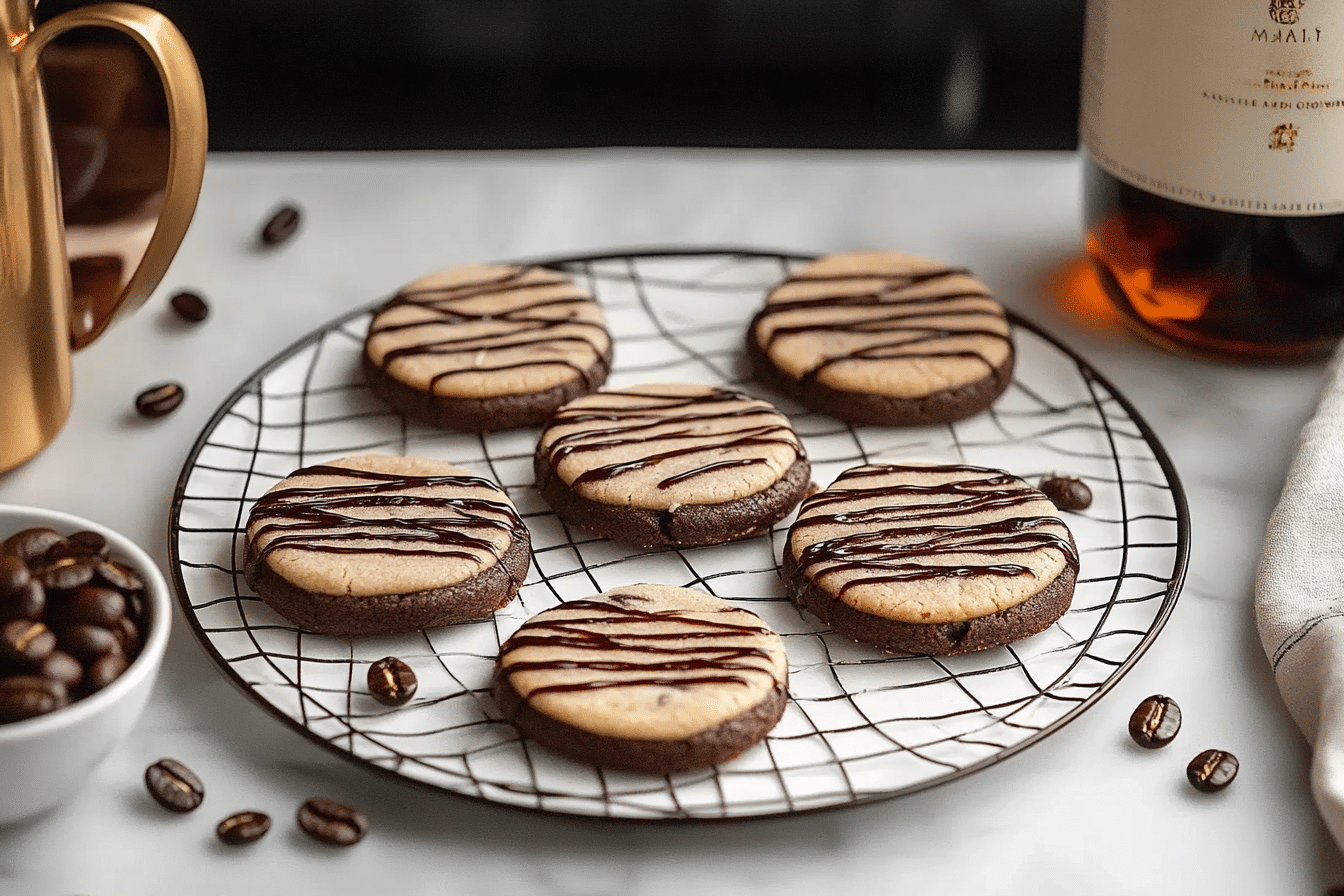 Slightly Boozy Espresso Martini Cookies
