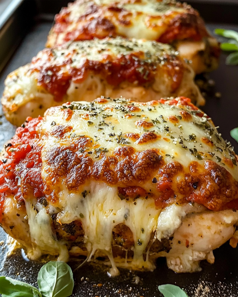 Easy Pizza Stuffed Chicken