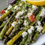 Grilled Asparagus Salad with Lemon & Feta