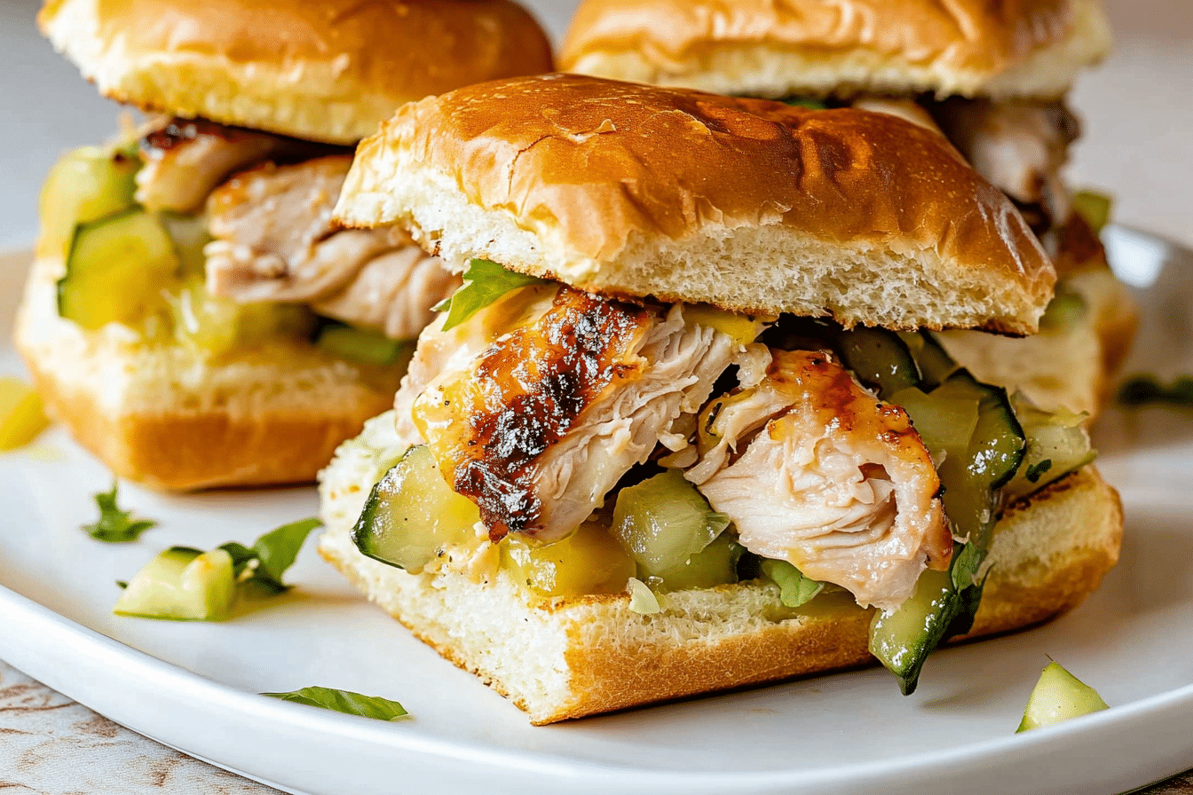 Rotisserie Chicken Hawaiian Sliders