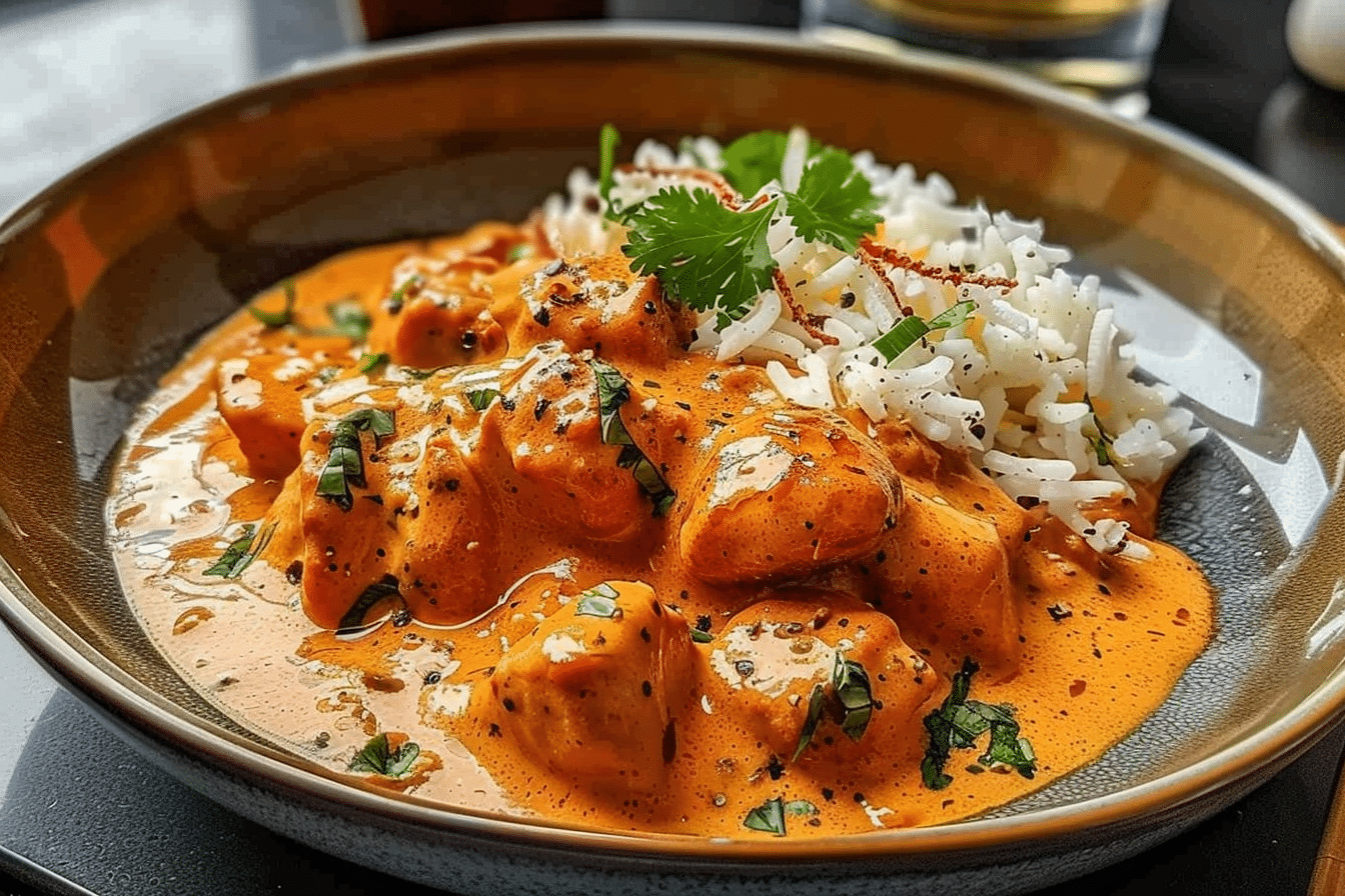 Creamy Indian Butter Chicken with Aromatic Spices
