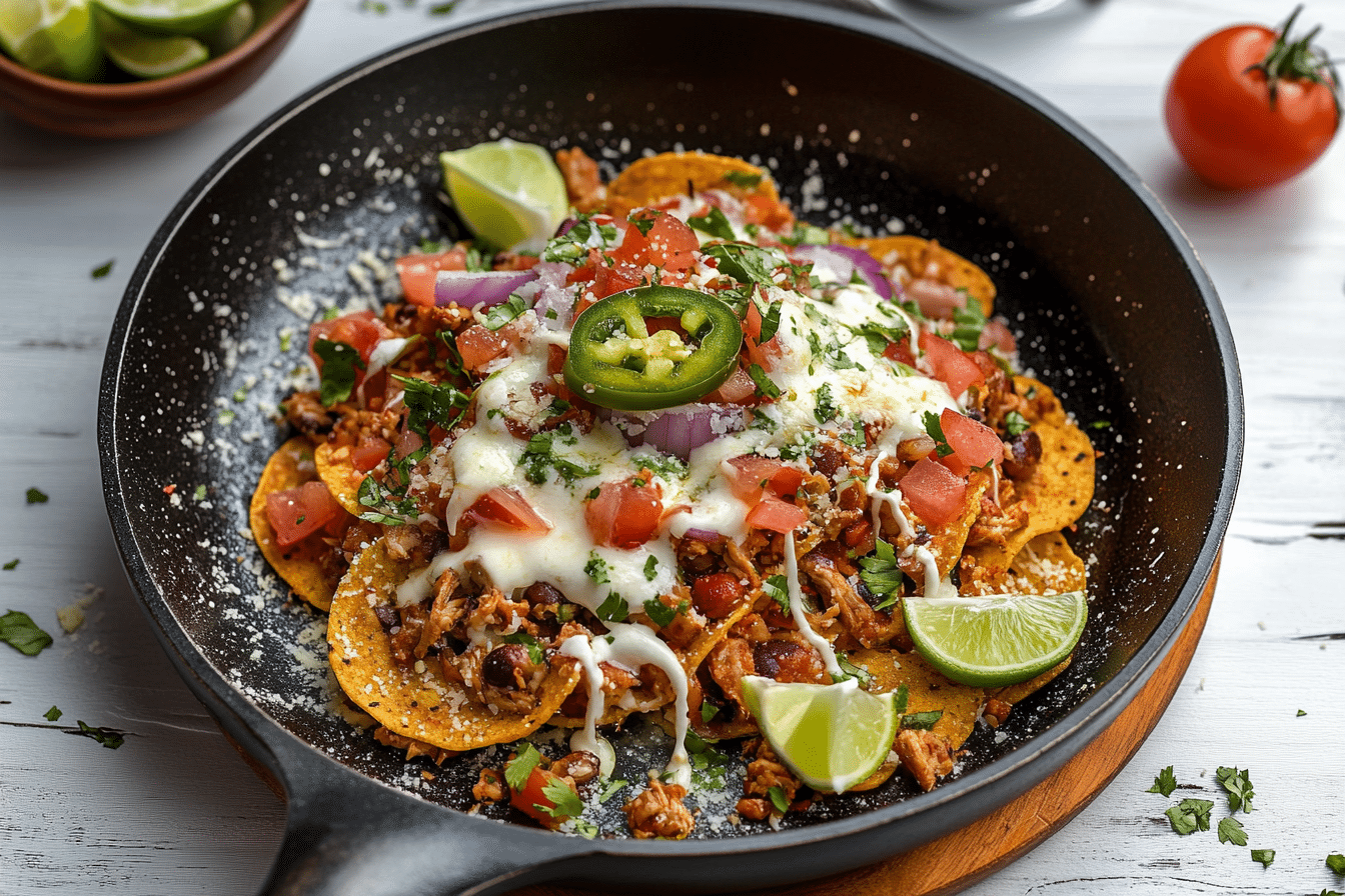 Turkey Taco Nacho Skillet