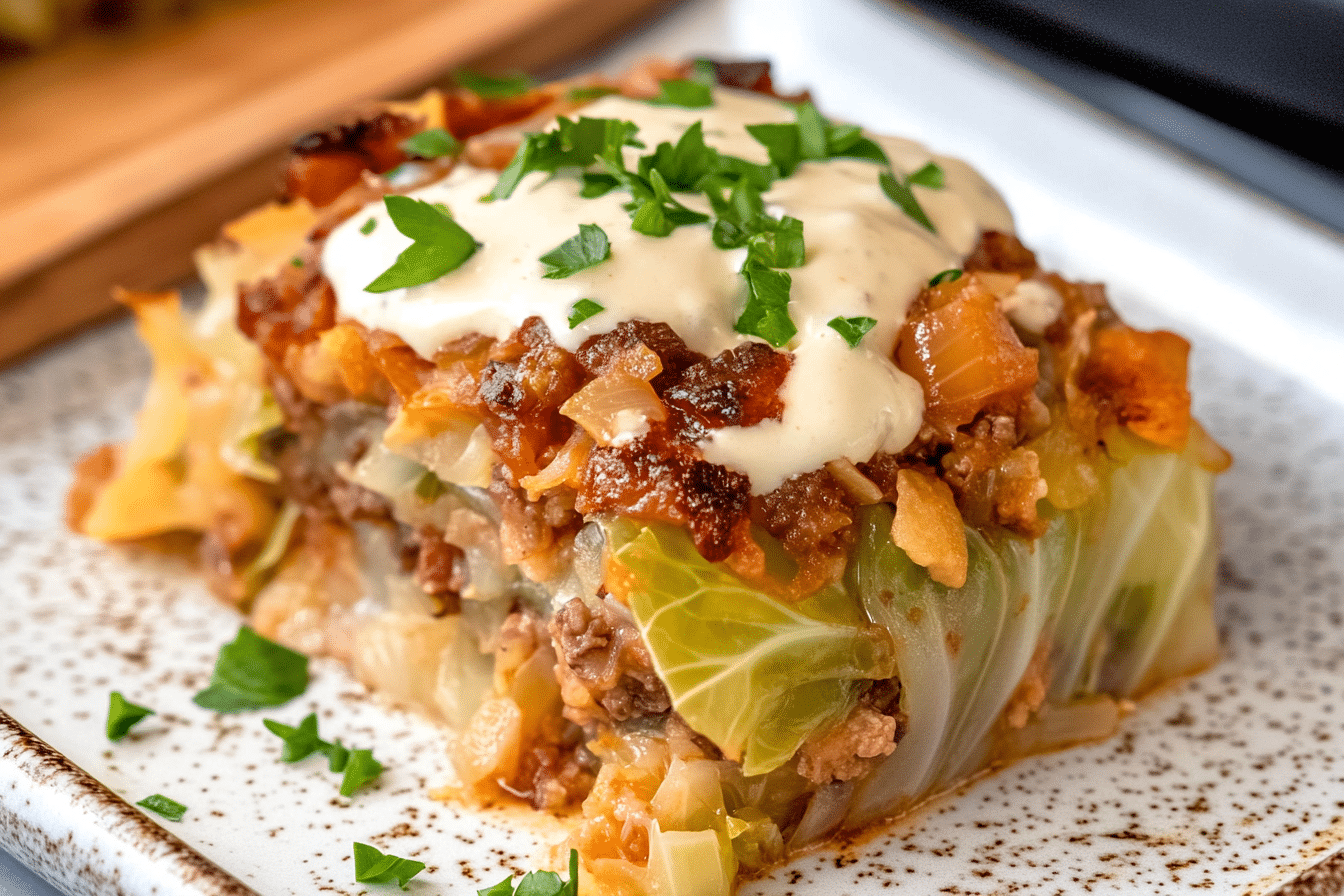 Stuffed Cabbage Casserole