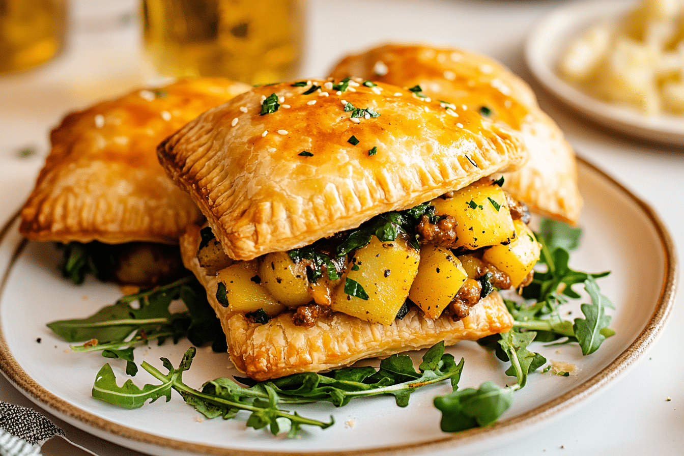 Cajun Potato and Cheddar Sausage Hand Pies