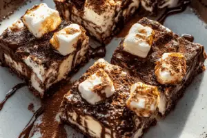 Toasted Marshmallow Hot Chocolate Bars