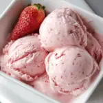 No Churn Strawberry Ice Cream