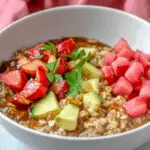 Sweet Maple Rhubarb Oatmeal