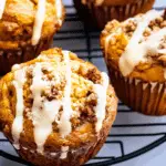 Pumpkin and White Chocolate Streusel Muffins