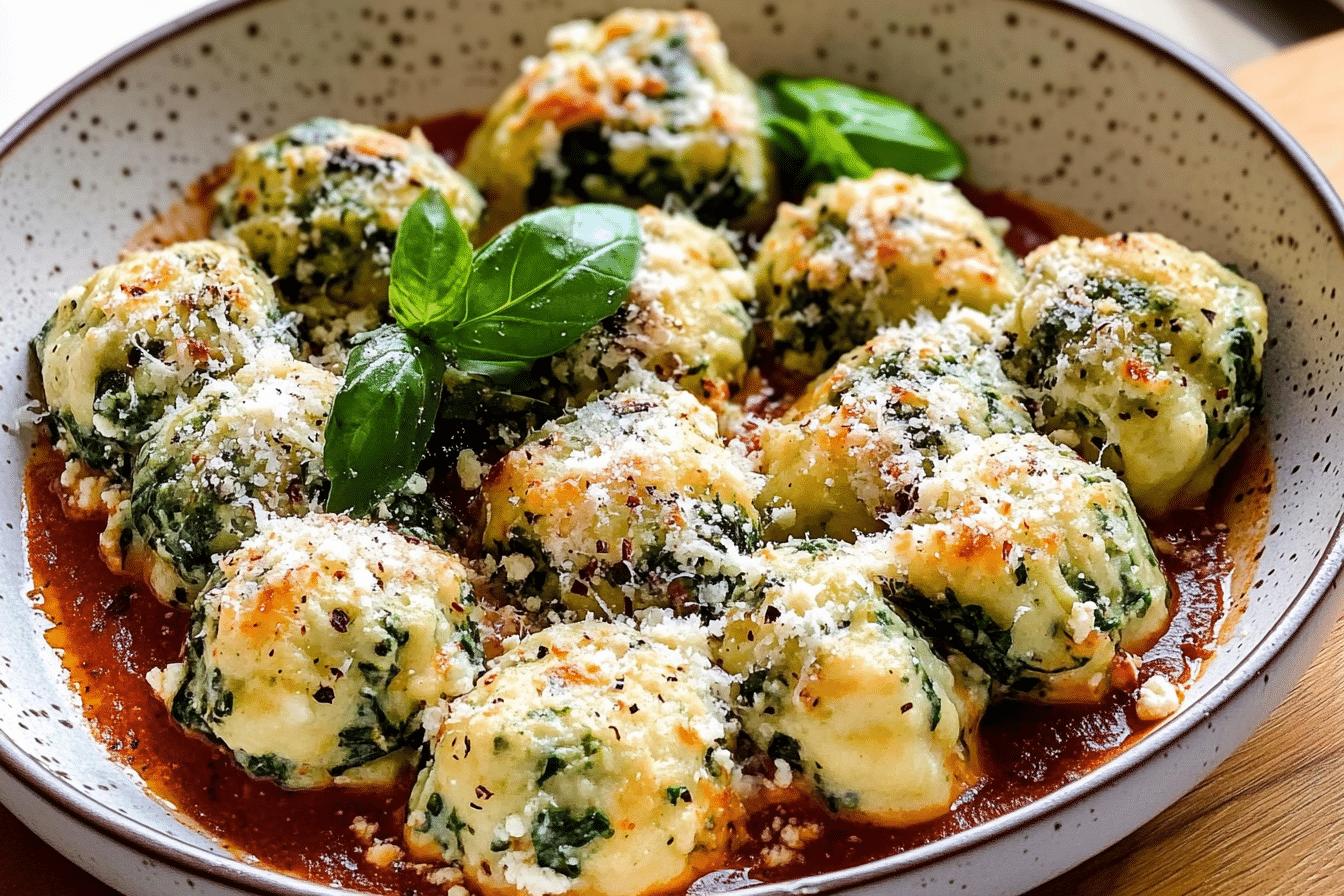 Malfatti (Italian Spinach Ricotta Dumplings)