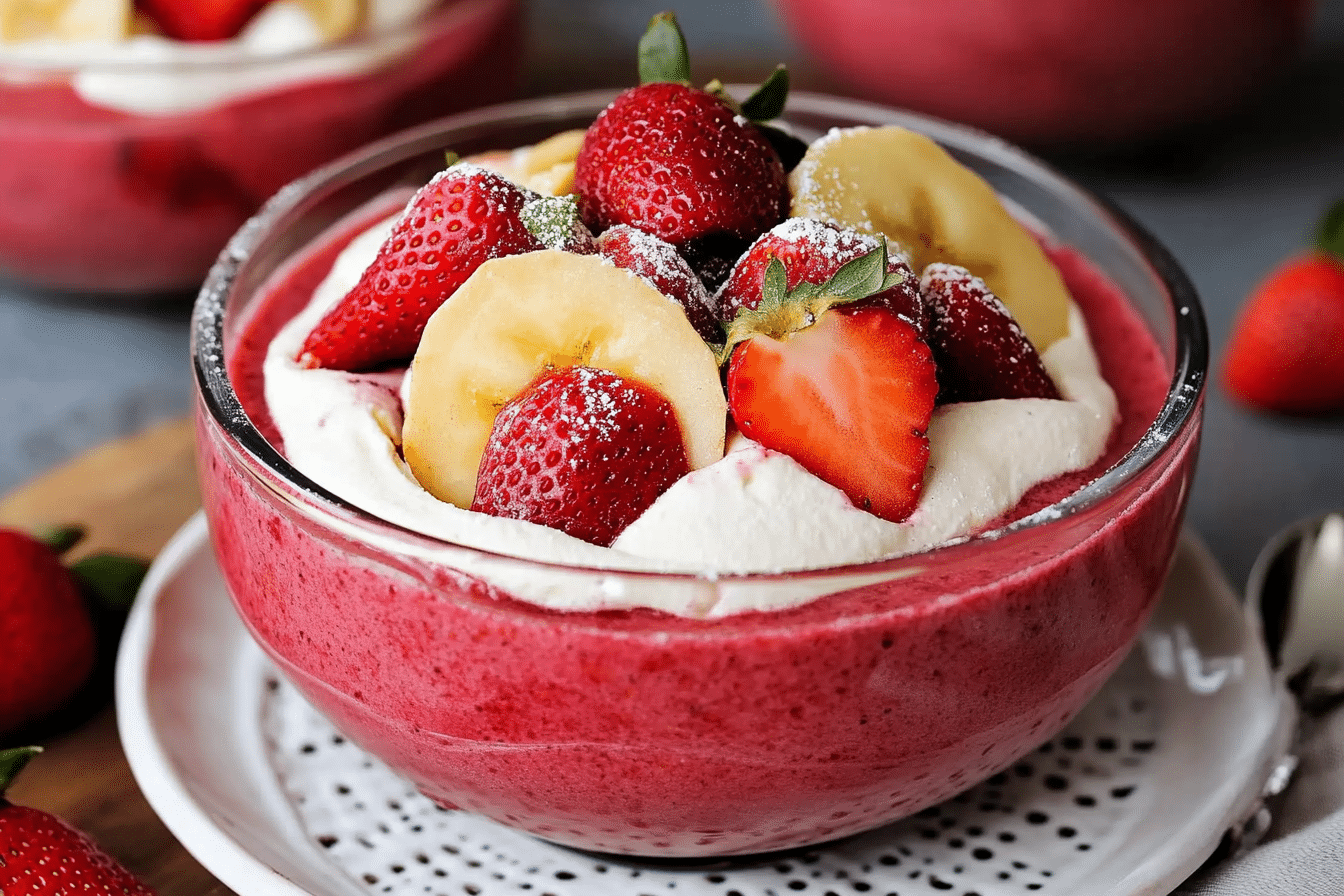 Strawberry Pudding