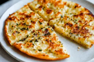 Air Fryer Tortilla Garlic Bread