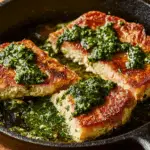 Cast Iron Provoleta with Chimichurri