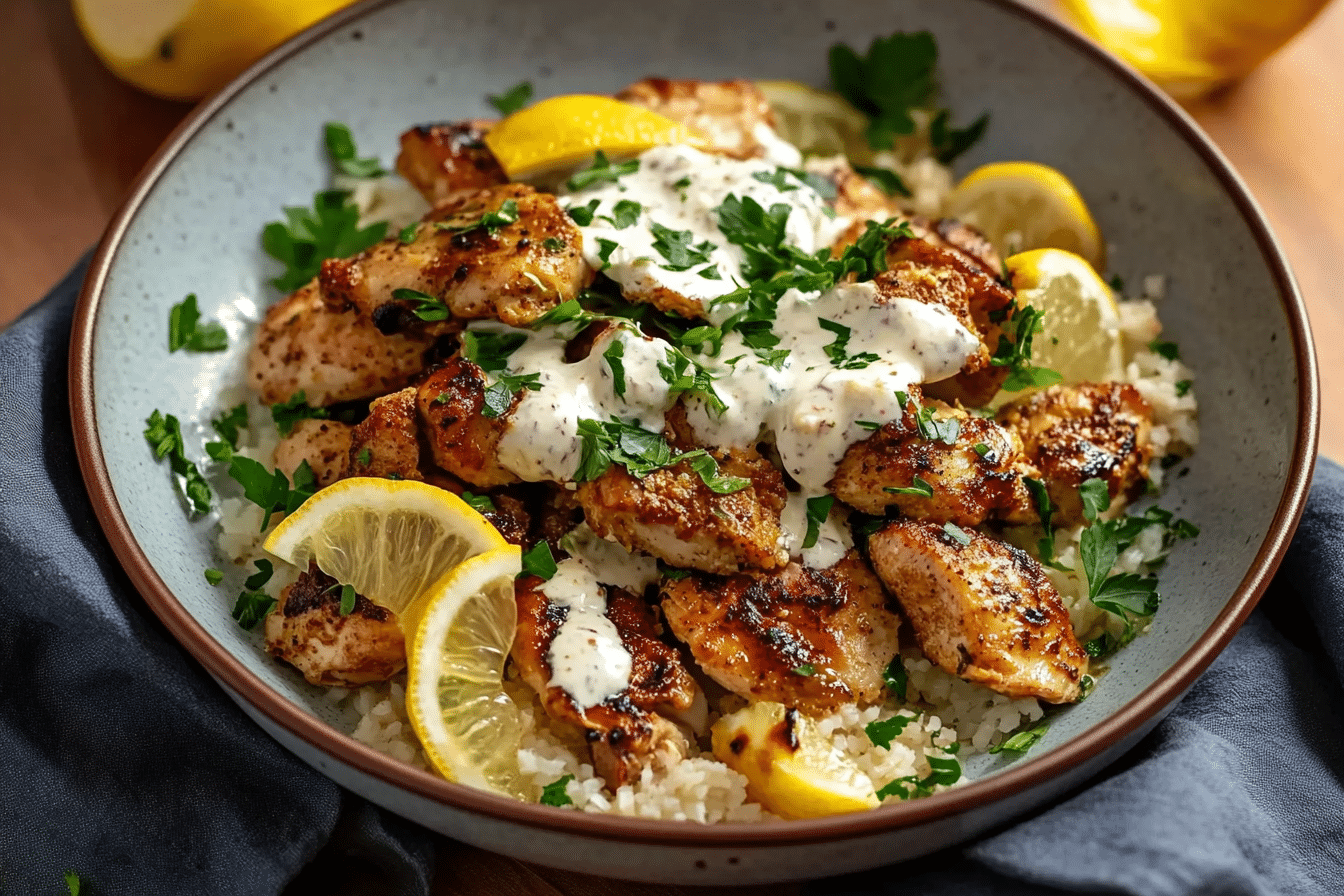 Lebanese Lemon Garlic Chicken