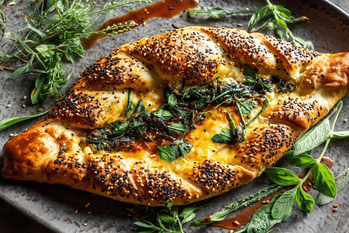 Sesame Gouda Khachapuri