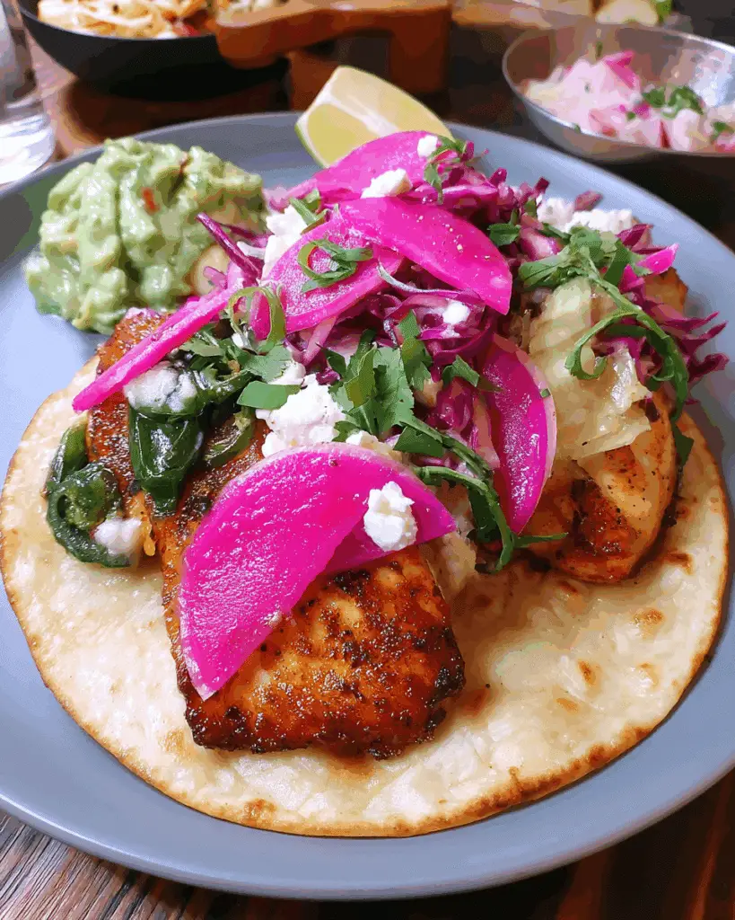 Bronzed Fish Tacos