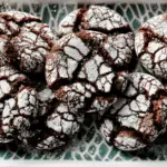Double Chocolate Crinkle Cookies