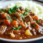 Slow Cooker Beef and Chorizo Casserole