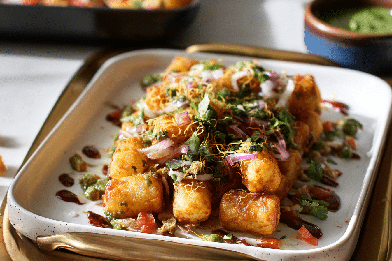 Samosa Chaat Bake